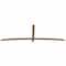 Ekena Millwork Bellingham Smooth Timber Gable Bracket, Douglas Fir, 108"W x 36"H x 1 1/2"D x 3 1/2"F, 8/12 Pitch GBW108X36X0204BEL00SDF - alternate 2